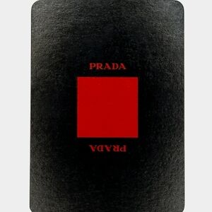 PRADA Black & Red 8 ♥️ VINTAGE in Case